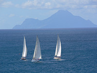 Sailing for St Barts