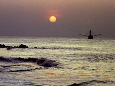 Shrimb Boat Trawling