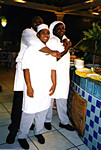 Three of the staff at Breezes